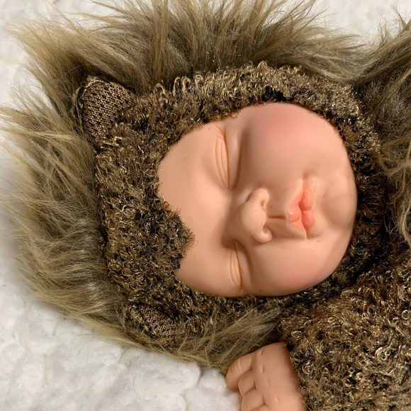 Anne Geddes Other - Anne Geddes Sleeping Baby Hedgehog Stuffed Animal Plush Doll